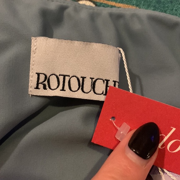 Rotouche Carrie Designer Purple & Grey Reversible Tube Top in Cosmic - Picture 9 of 9